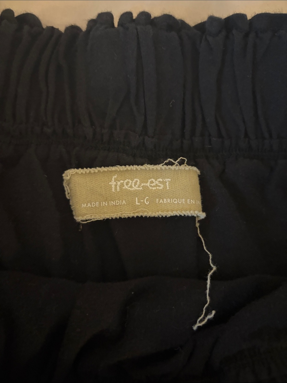 Free People black Maxi Skirt with matching top - Picture 3 of 6